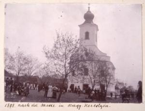 Kostol, Veľké Chrašťany, r. 1898